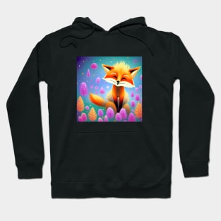 Happy Red Fox Hoodie